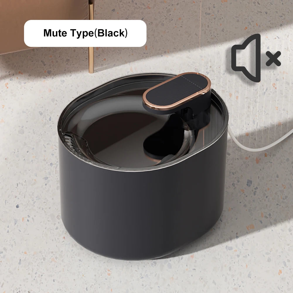 Automatic Cat Water Fountain with LED Light Ultra Silent Pet Drinking Water Fountain 3L USB Cats Electric Mute Pet Water Feeder